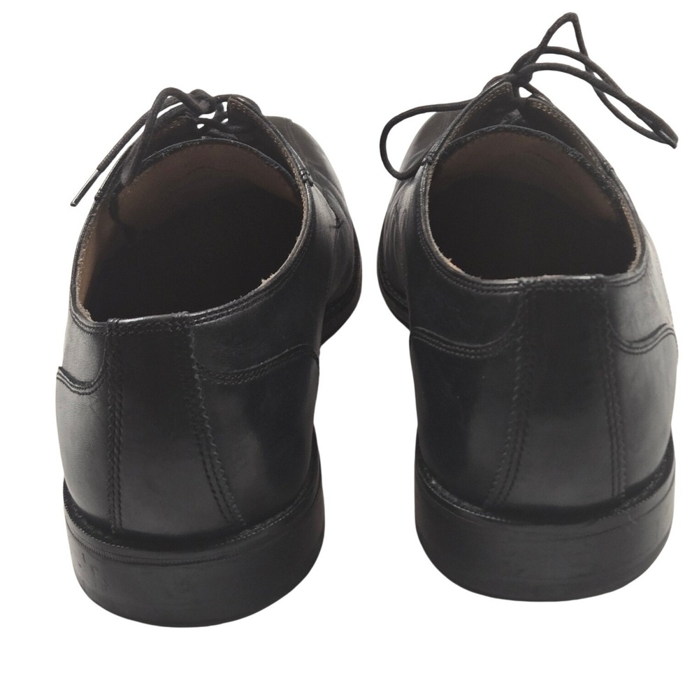 Cole Haan Grand OS Oxford Men 11 Black Good Leather Dress Shoes Square Toe - Picture 6 of 13